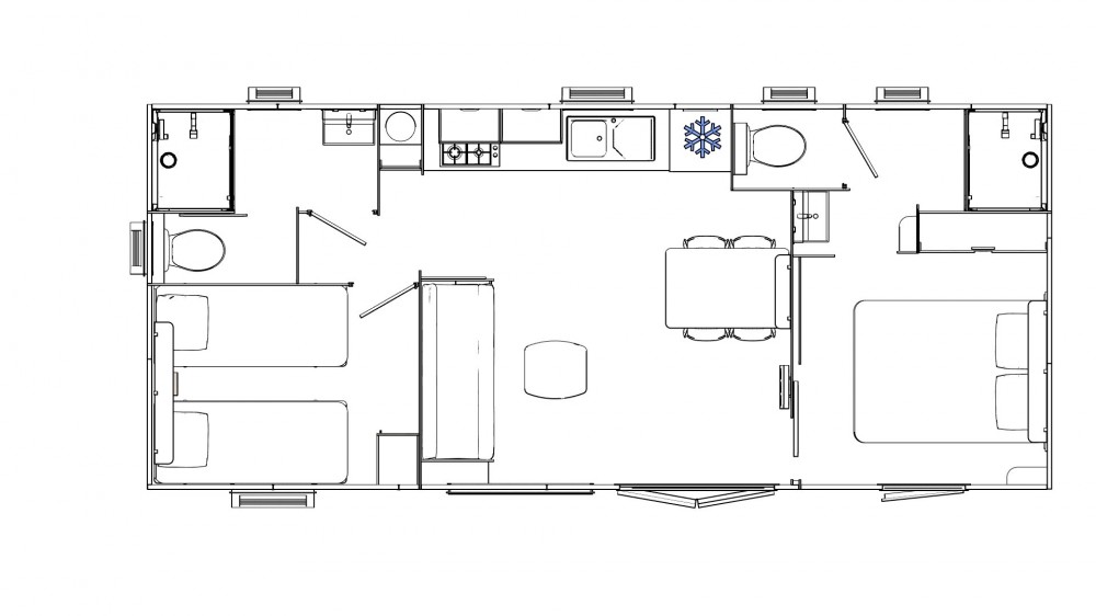 MH 2 CH + 2 SDB Excellence 4/6pl