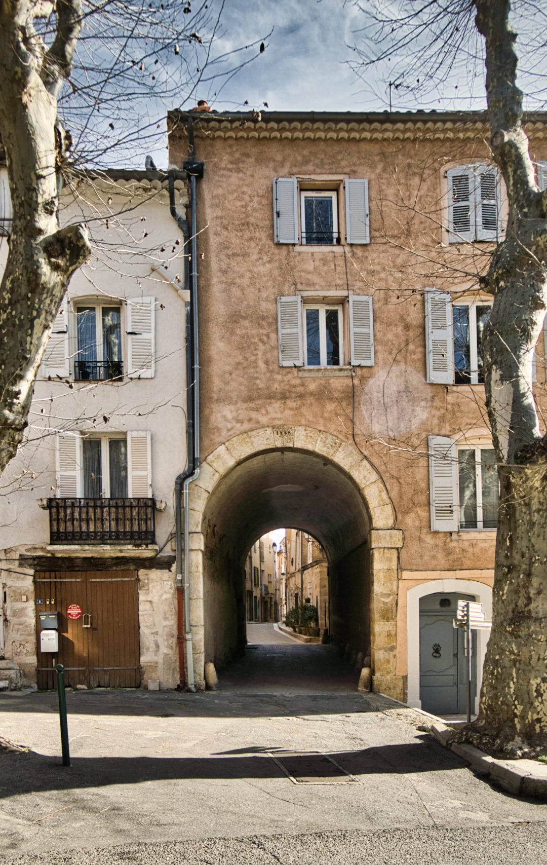 Aups town (Gorges du Verdon) in the Provence Alpes Côte d'Azur region, France