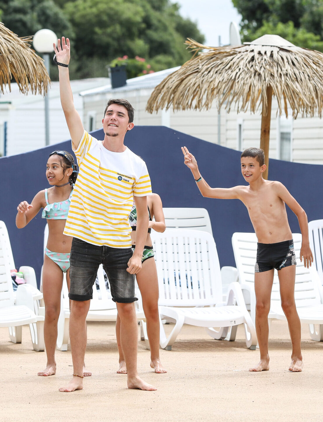 animation piscine camping atlantique maeva