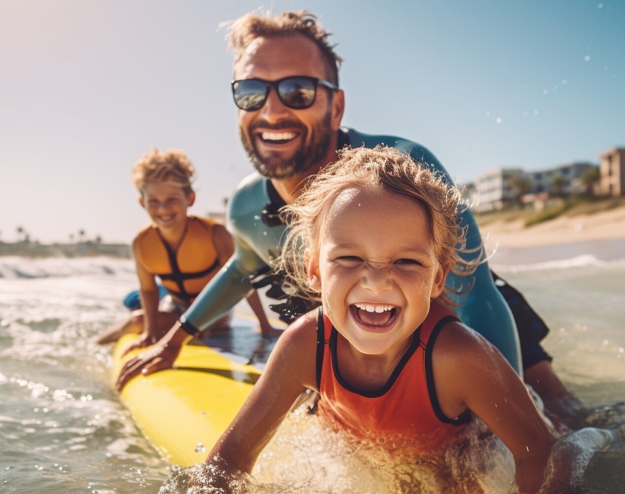 famille plage la tranche sur mer