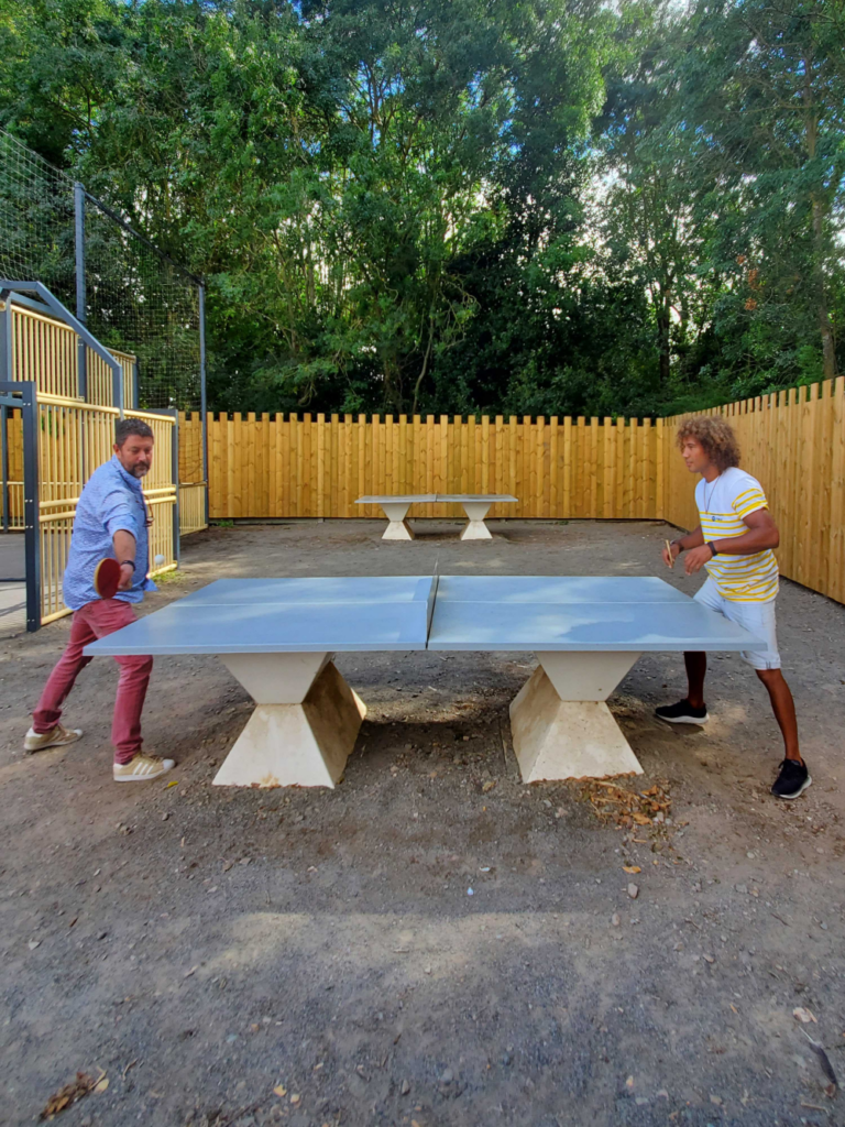 pin pong camping