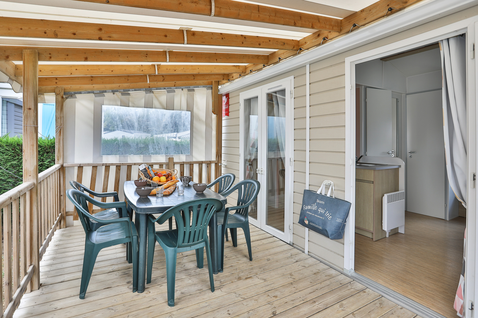 terrasse mobil home camping angles