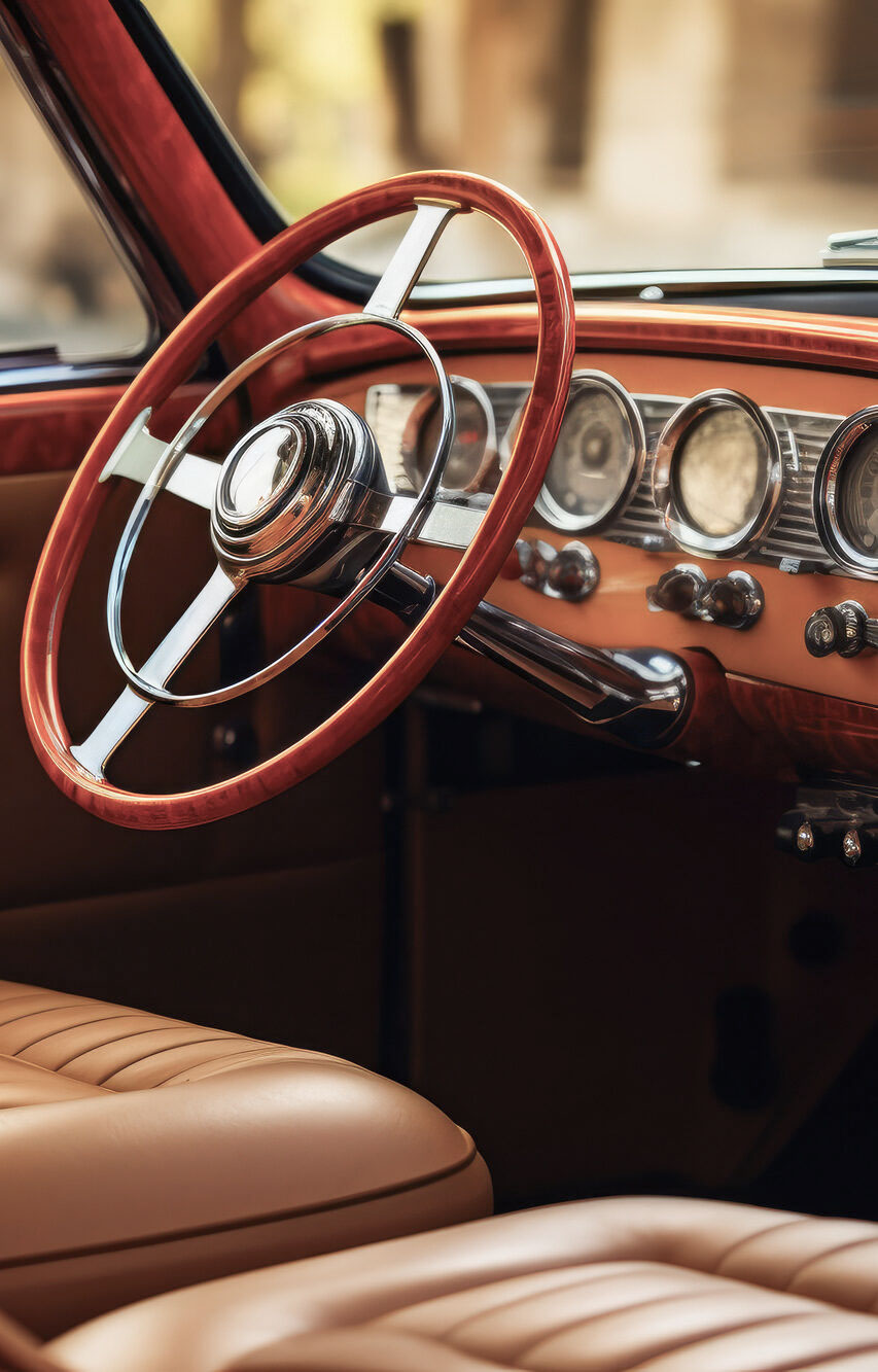 interieur voiture collection musée de l'automobile
