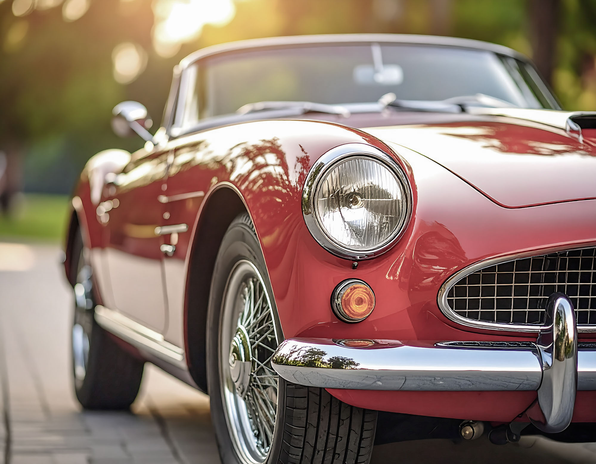 voiture rouge musee automobile
